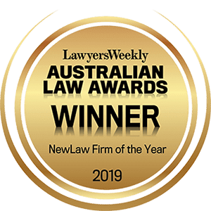 Award: 2019 NewLaw Firm of the Year - Australian Law Awards
