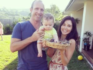 Mothers Groupie founder, Richard Sexton and family.